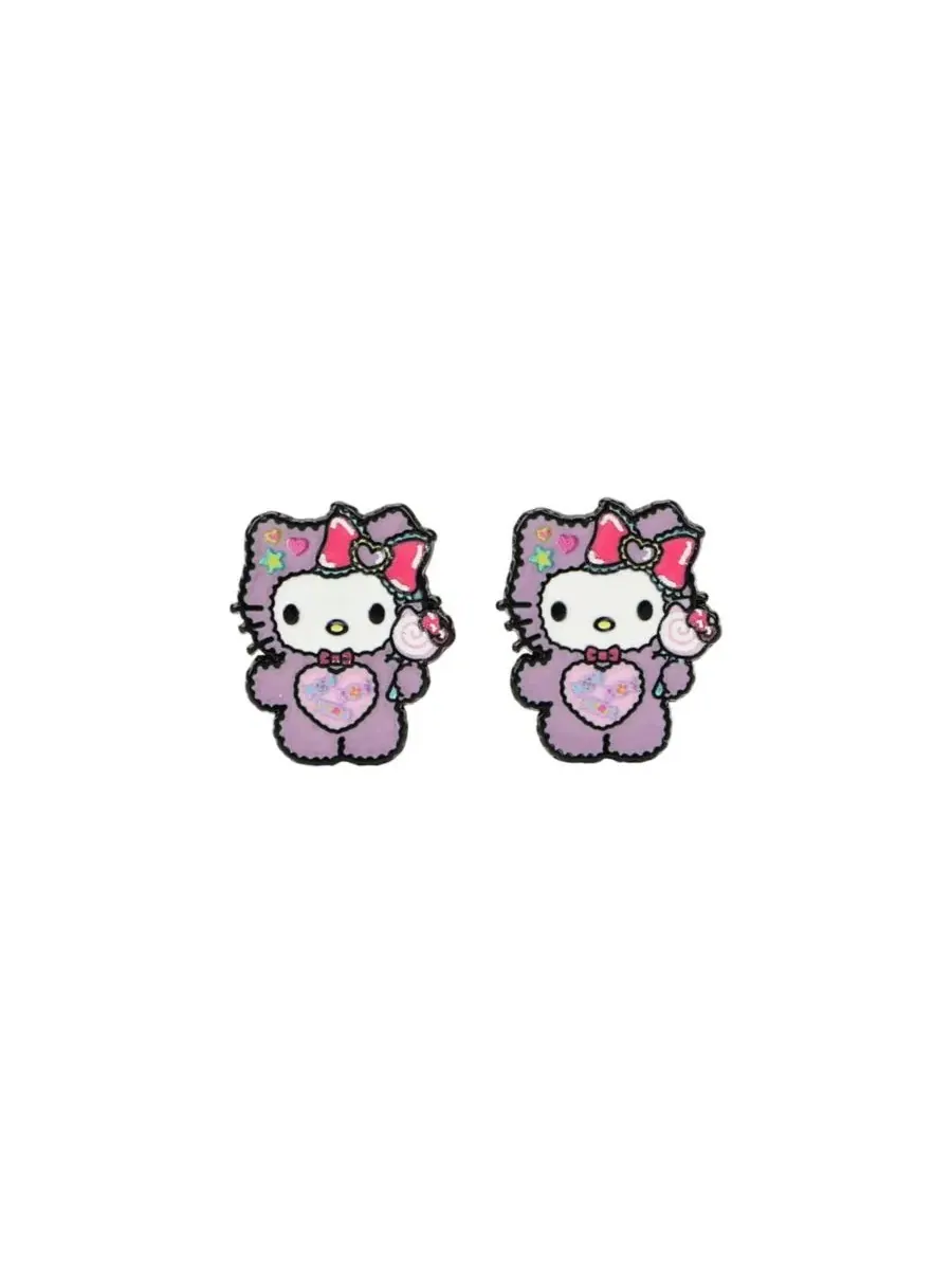 Набор из 8 пар клипсовых сережек Hello Kitty — изображение 2 из 11