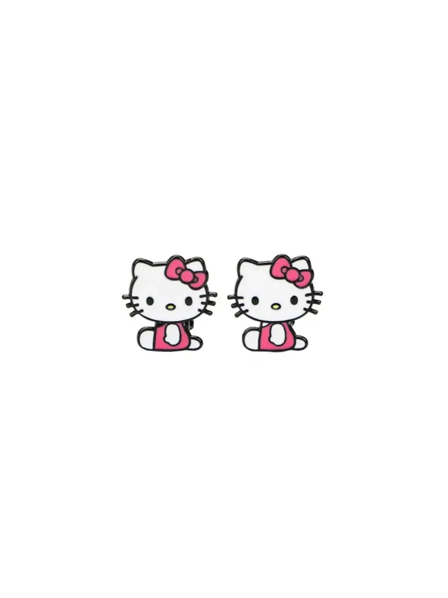Набор из 8 пар клипсовых сережек Hello Kitty — изображение 5 из 11