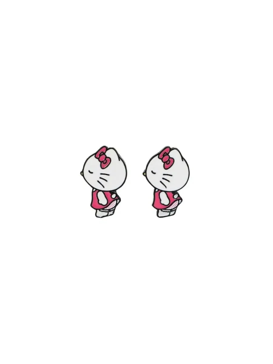 Набор из 8 пар клипсовых сережек Hello Kitty — изображение 10 из 11