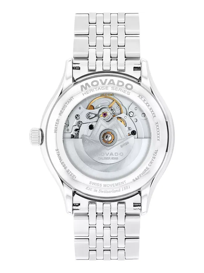Мужские часы Calendoplan Swiss Automatic в стальном корпусе, 40 мм Movado — изображение 3 из 3
