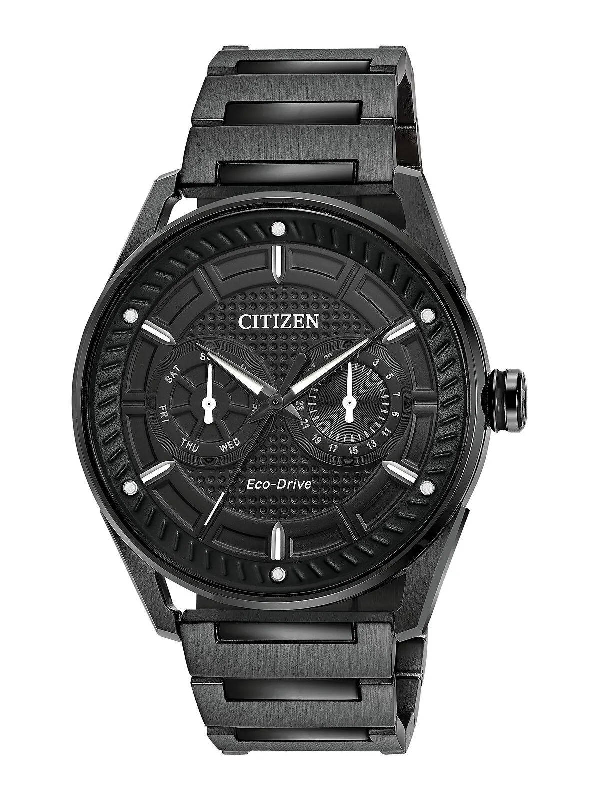 Мужские часы Drive from Citizen Eco-Drive, черный браслет из нержавеющей стали, 42 мм — изображение 1 из 9