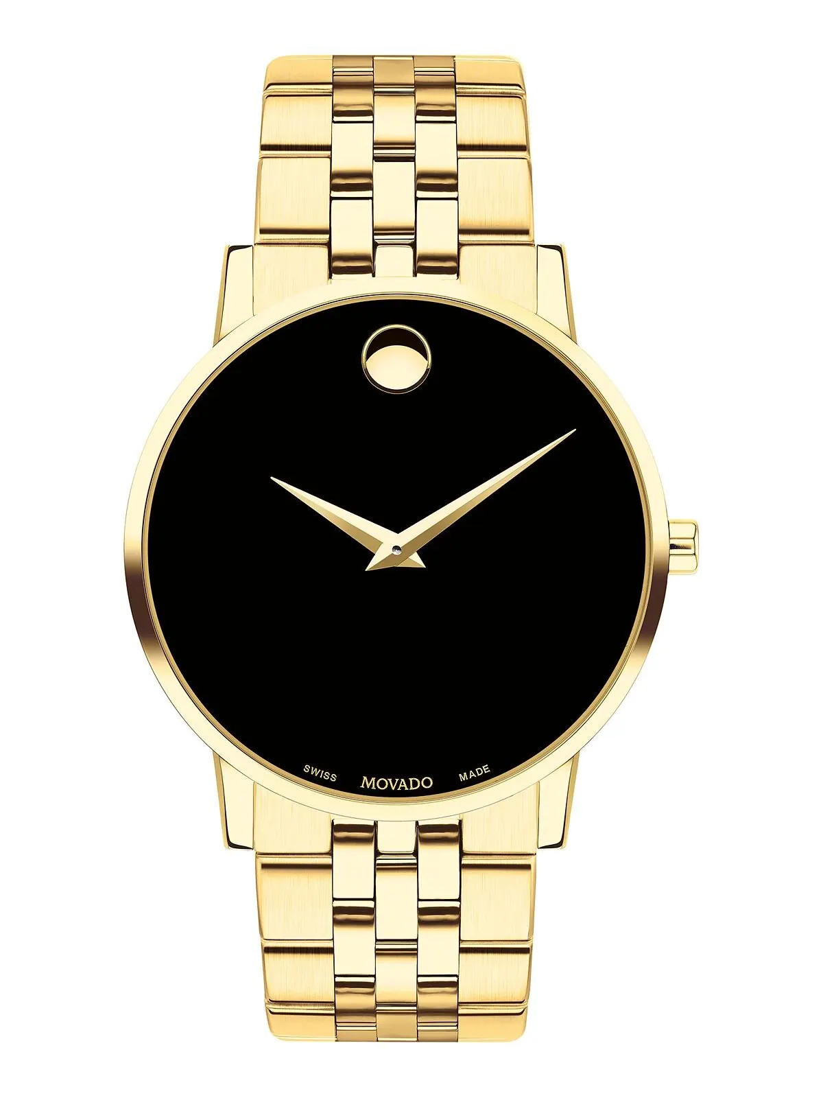 Мужские часы Swiss Museum Classic с золотистым PVD-браслетом из нержавеющей стали, 40 мм Movado — изображение 1 из 5