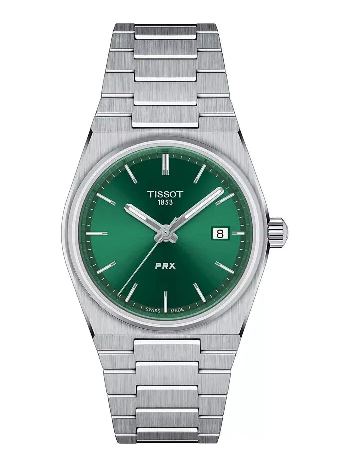 Часы-унисекс PRX с серебристым браслетом из нержавеющей стали, 35 мм Tissot — изображение 1 из 4