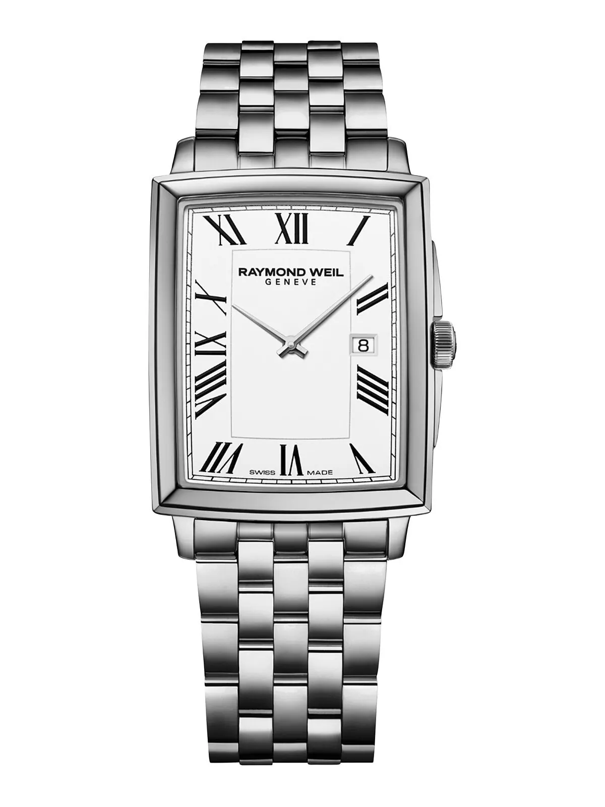 Мужские швейцарские часы Toccata с браслетом из нержавеющей стали 29x37 мм Raymond Weil — изображение 1 из 3, оттенок белый