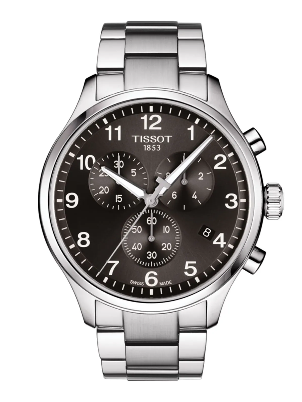 Мужские швейцарские часы с хронографом Chrono XL Classic T-Sport с браслетом из нержавеющей стали — изображение 1 из 11