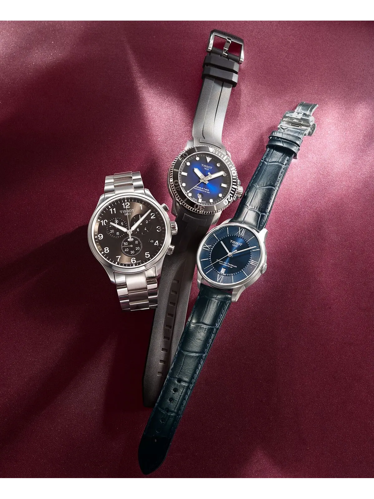 Мужские швейцарские часы с хронографом Chrono XL Classic T-Sport с браслетом из нержавеющей стали — изображение 7 из 11