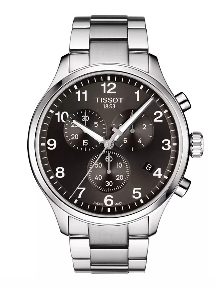 Мужские швейцарские часы с хронографом Chrono XL Classic T-Sport с браслетом из нержавеющей стали — изображение 1 из 11