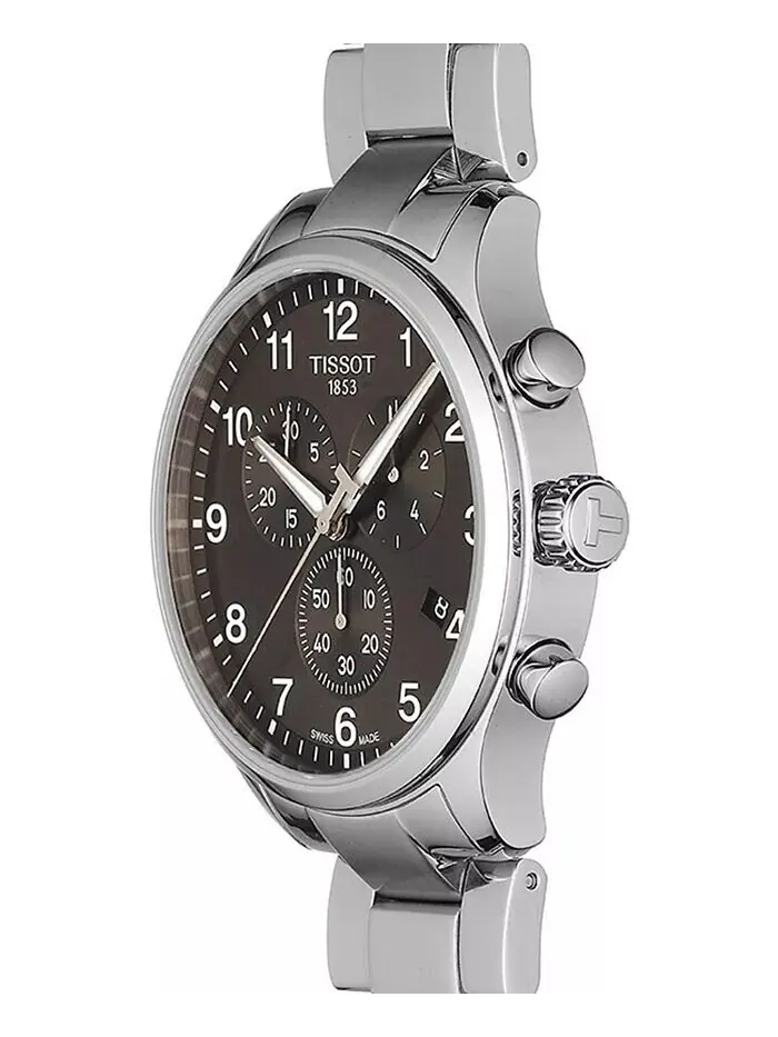 Мужские швейцарские часы с хронографом Chrono XL Classic T-Sport с браслетом из нержавеющей стали — изображение 4 из 11