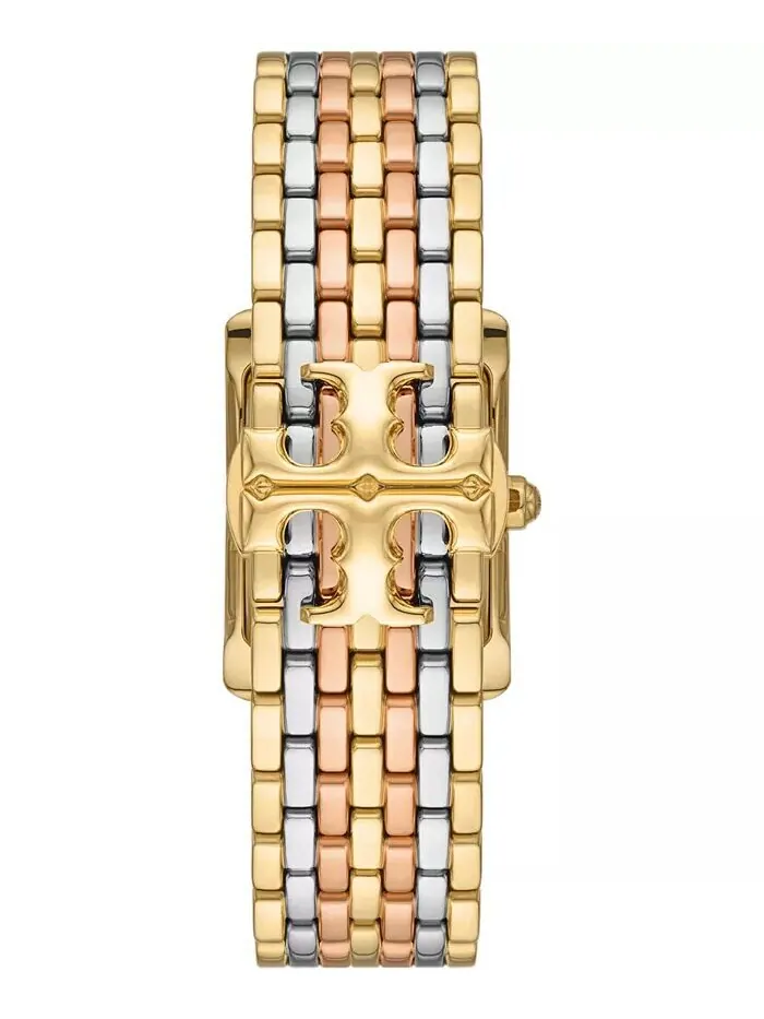Женские часы The Eleanor Tri-Tone с браслетом из нержавеющей стали, 25 мм Tory Burch — изображение 3 из 4