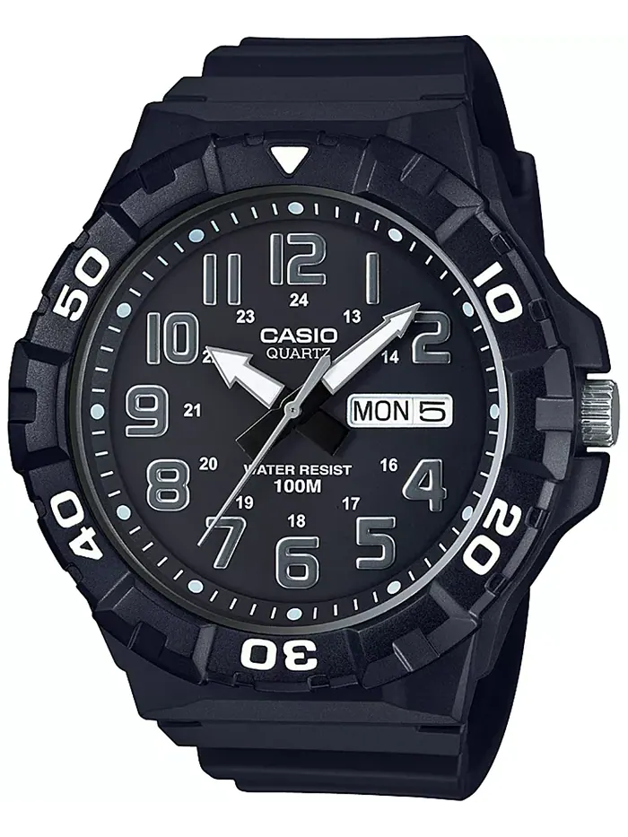 Мужские черные часы с ремешком из смолы 50 мм Casio — изображение 1 из 2