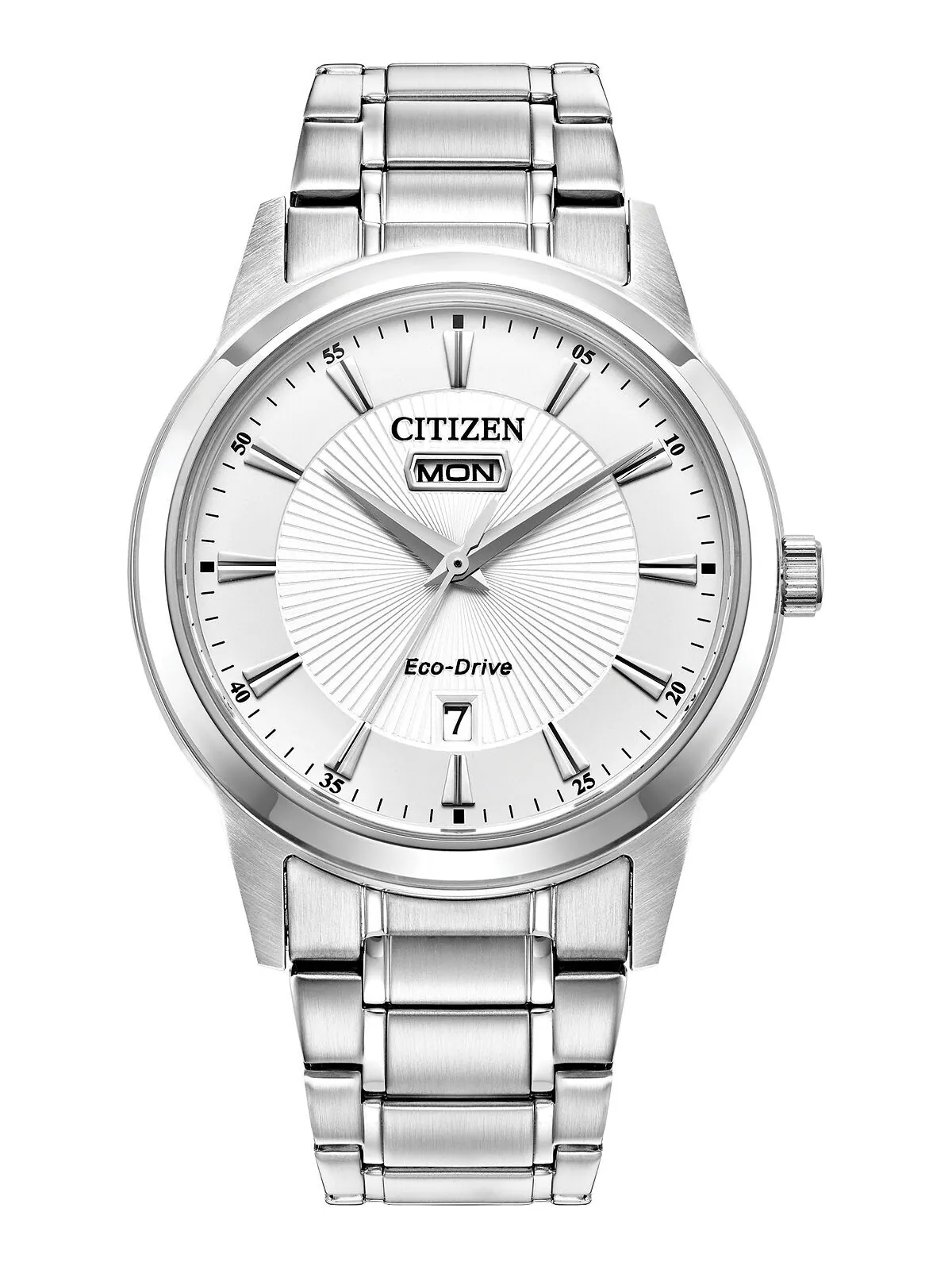 Мужские классические часы Eco-Drive с браслетом из нержавеющей стали, 40 мм Citizen