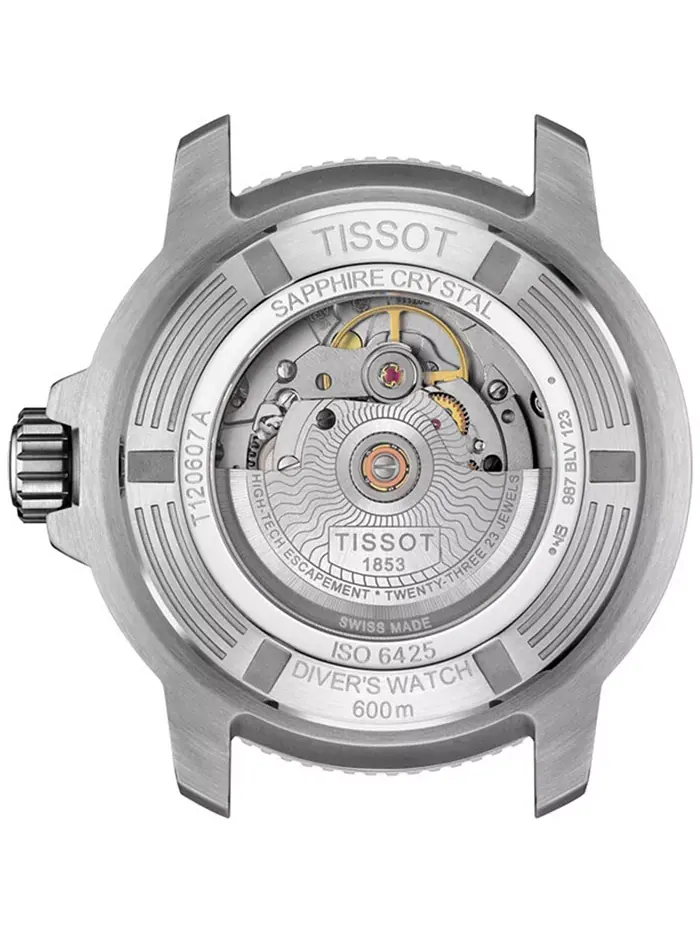 Мужские автоматические часы Swiss Seastar на стальном браслете, 46 мм Tissot — изображение 3 из 5