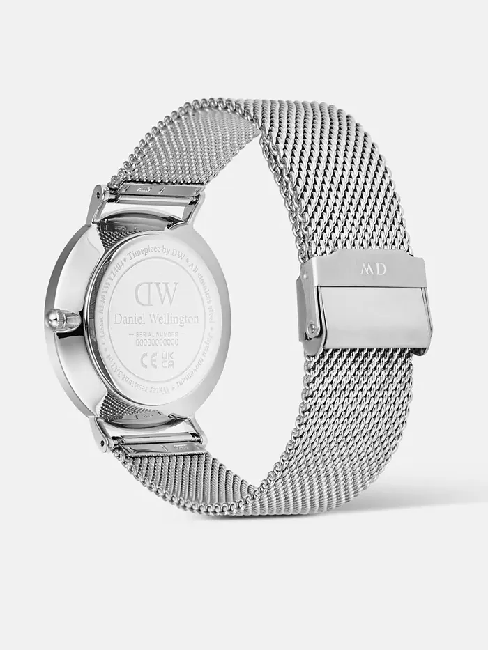 Мужские аналоговые часы из нержавеющей стали серебристого тона, 40 мм Daniel Wellington — изображение 3 из 6