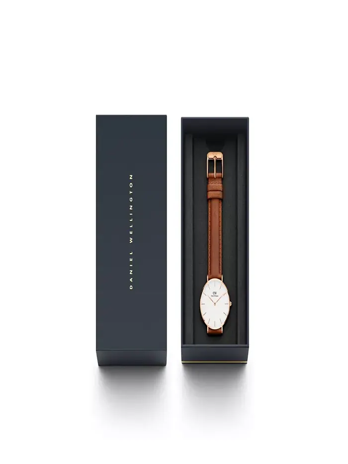 Женские наручные часы Petite Durham из коричневой кожи, 32 мм Daniel Wellington — изображение 2 из 2