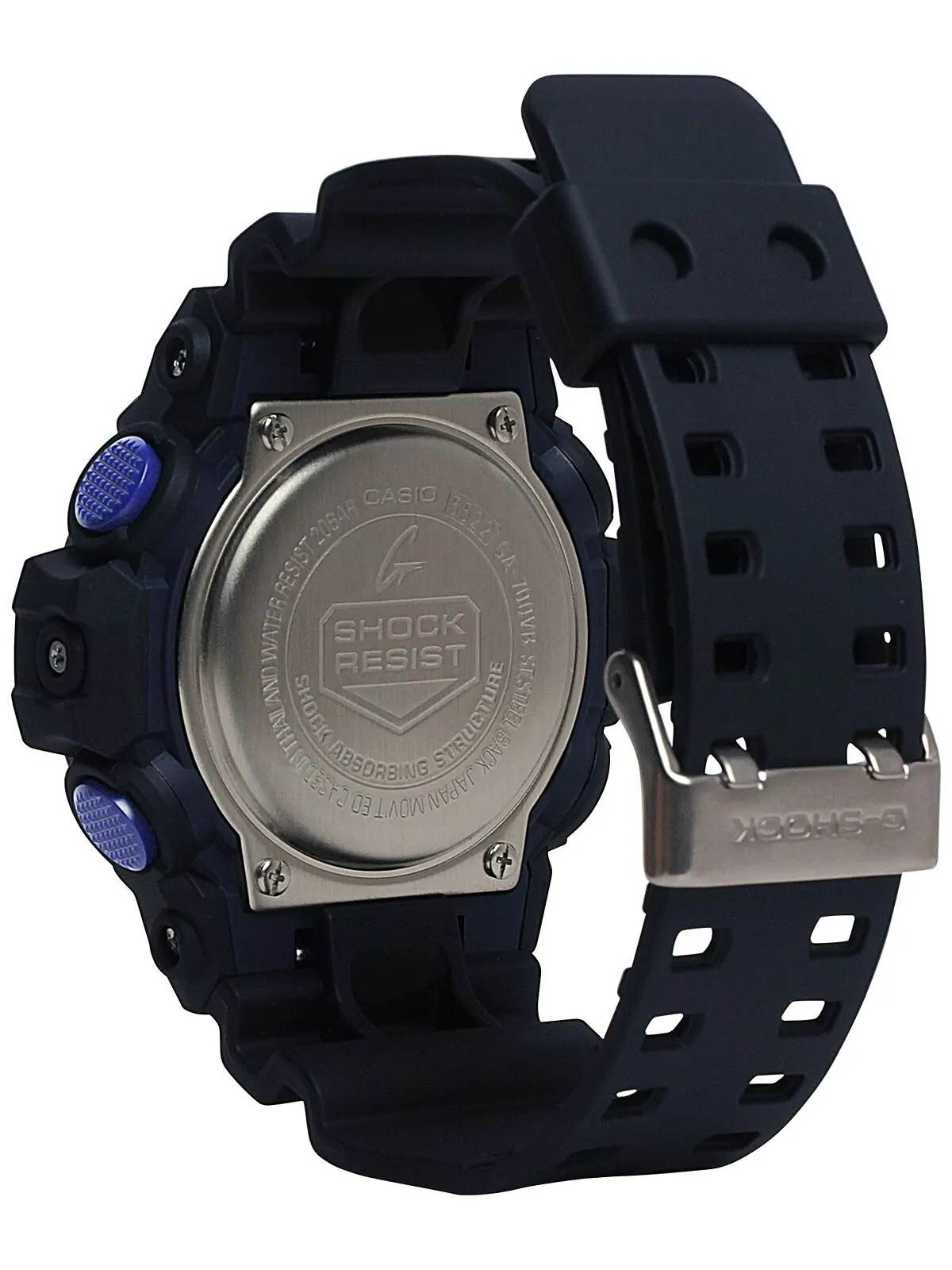 Мужские часы с черным полимерным ремешком, 53,4 мм G-Shock — изображение 2 из 3, оттенок черный