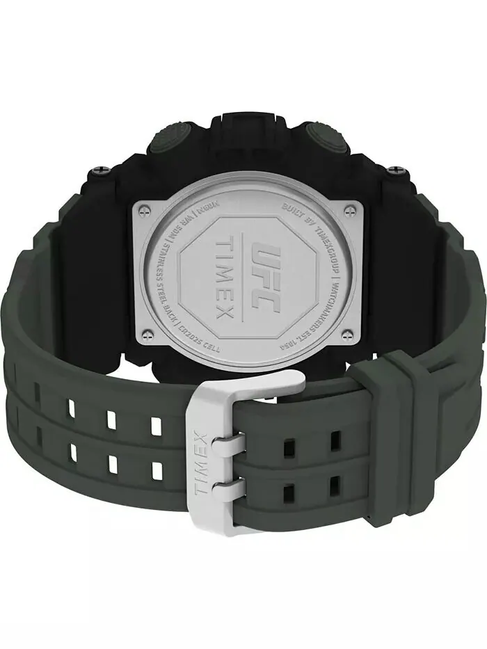 Мужские часы UFC Quartz Redemption со смолой, зеленые, 50 мм Timex — изображение 4 из 4