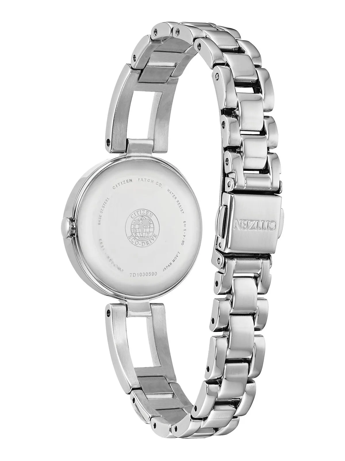 Женские часы Axiom Eco-Drive с браслетом из нержавеющей стали, 28 мм Citizen — изображение 4 из 7, оттенок серебряный