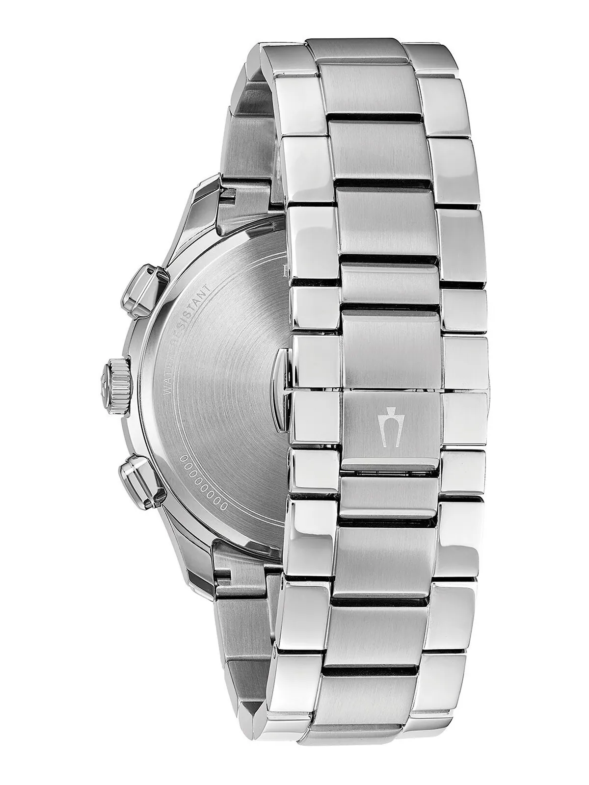 Мужские часы-хронограф Wilton с браслетом из нержавеющей стали 46,5 мм Bulova — изображение 3 из 5, оттенок нет цвета