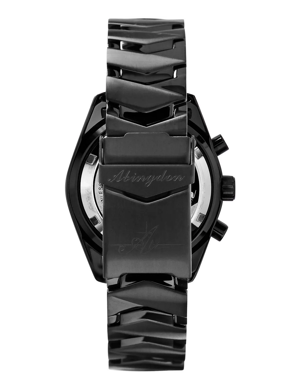 Женские многофункциональные черные часы-браслет Jordan Chronograph из нержавеющей стали, 40 мм — изображение 3 из 5