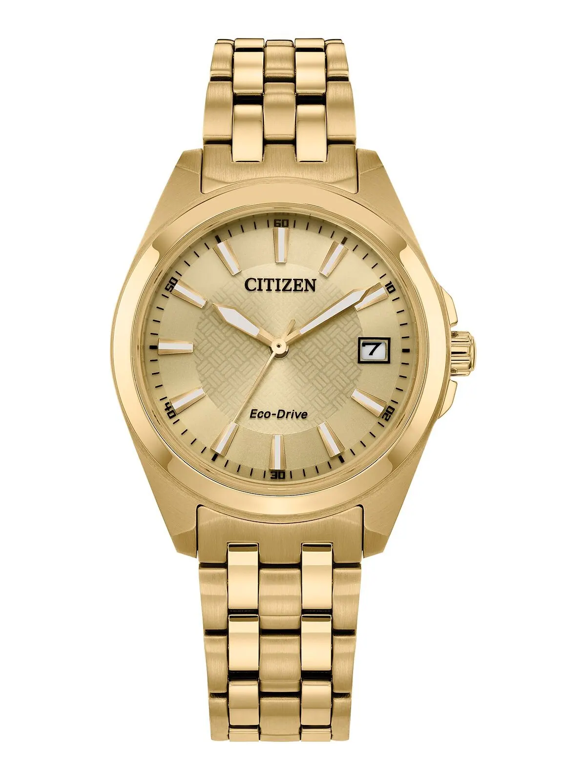 Женские часы Eco-Drive Peyten с золотистым браслетом из нержавеющей стали, 33 мм Citizen
