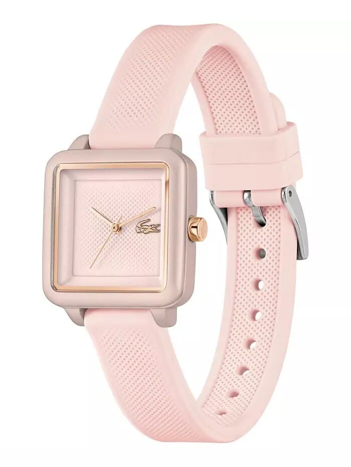 Женские часы Lacoste 12.12 Flow Pink на силиконовом ремешке, 26 мм — изображение 2 из 5