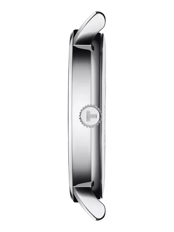 Женские часы Swiss Everytime с черным кожаным ремешком, 34 мм Tissot — изображение 2 из 5