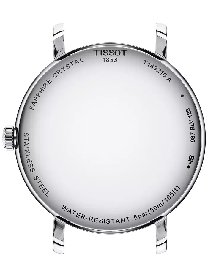 Женские часы Swiss Everytime с черным кожаным ремешком, 34 мм Tissot — изображение 3 из 5