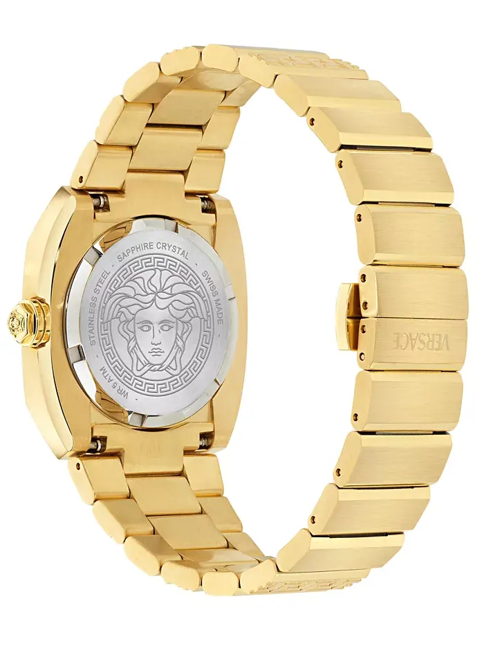 Женские часы-браслет Swiss Medusa Antares Gold Ion Plated 35mm Versace — изображение 3 из 3