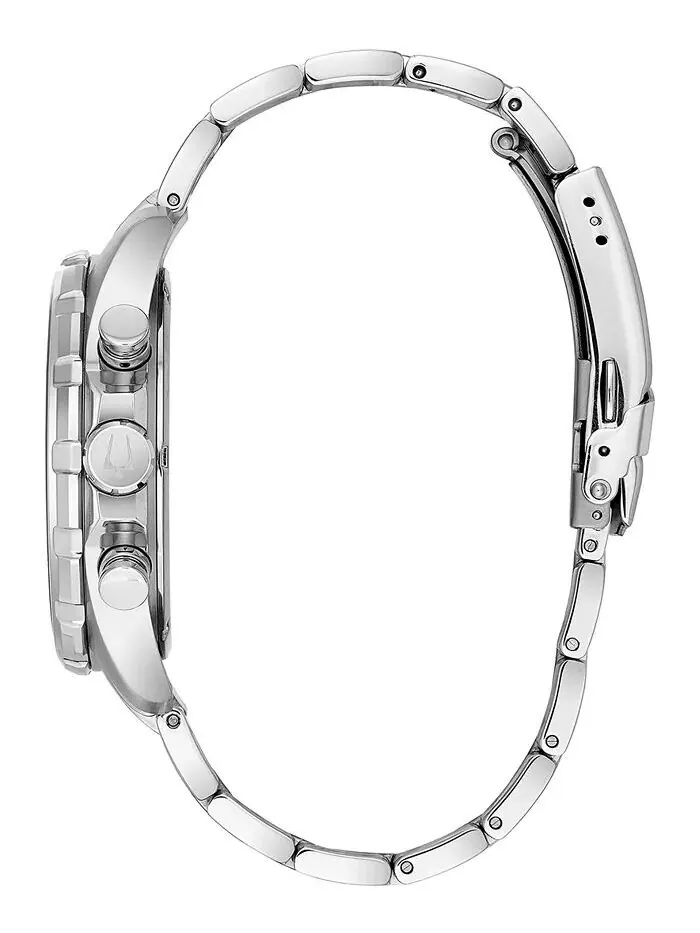Мужские часы-хронограф Marine Star с браслетом из нержавеющей стали, 43 мм Bulova — изображение 2 из 7