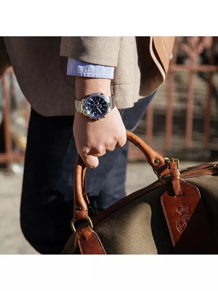 Мужские часы-хронограф Marine Star с браслетом из нержавеющей стали, 43 мм Bulova — изображение 6 из 7