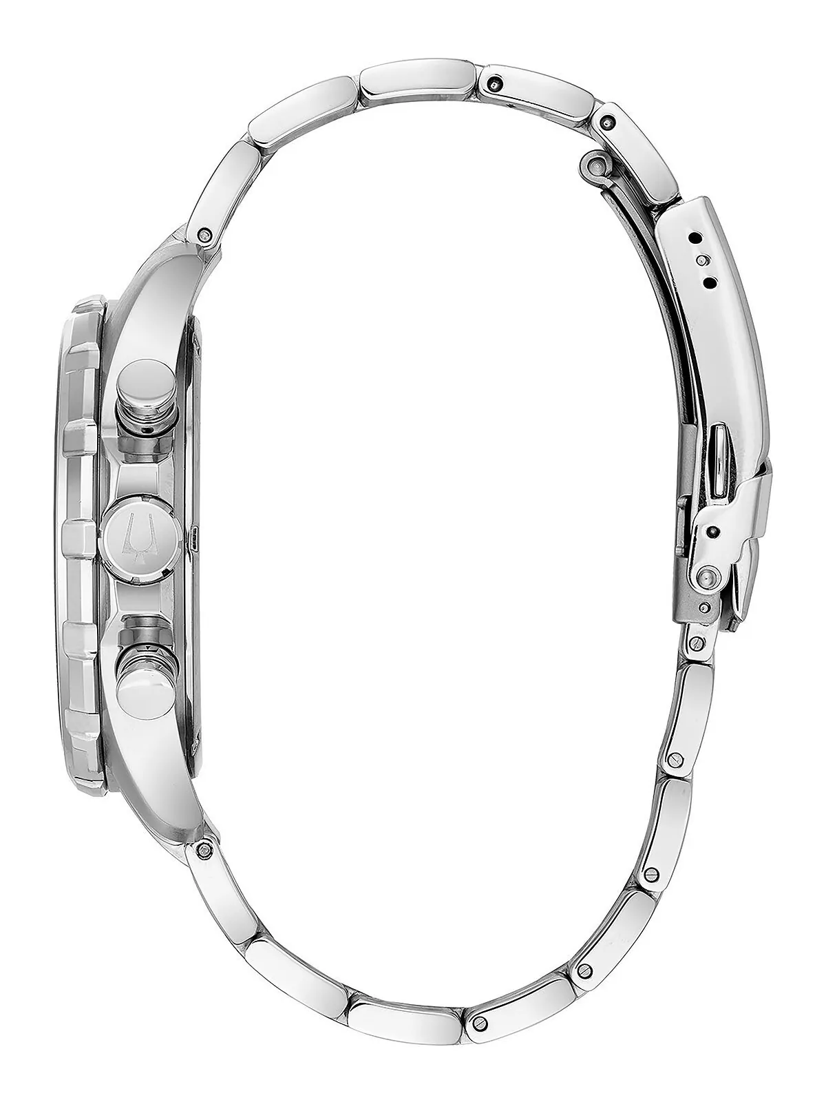 Мужские часы-хронограф Marine Star с браслетом из нержавеющей стали, 43 мм Bulova — изображение 2 из 7, оттенок серебряный