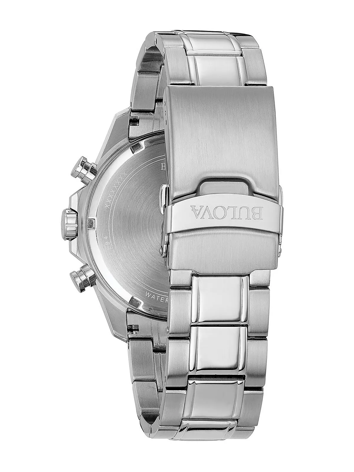 Мужские часы-хронограф Marine Star с браслетом из нержавеющей стали, 43 мм Bulova — изображение 3 из 7, оттенок серебряный