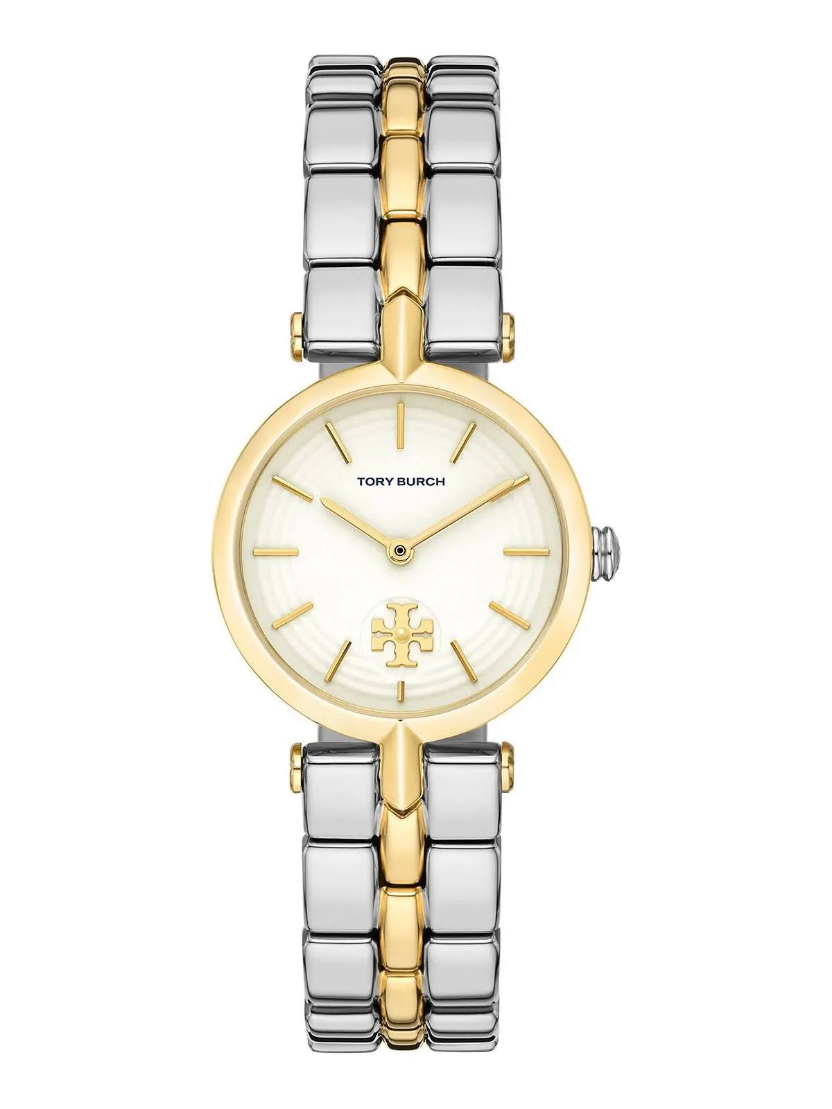 Женские двухцветные часы Kira с браслетом из нержавеющей стали, 30 мм Tory Burch