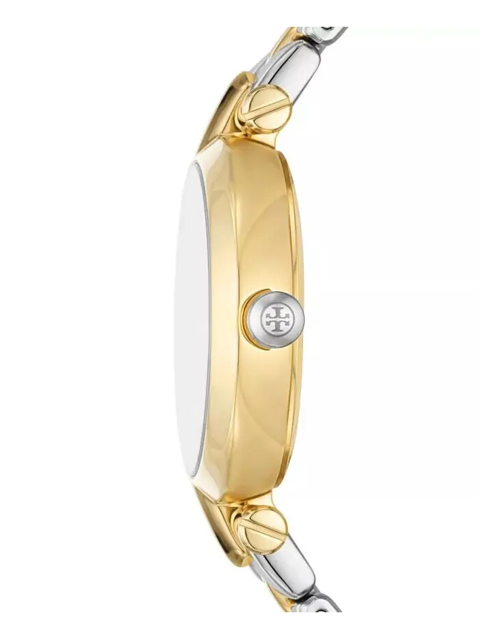 Женские двухцветные часы Kira с браслетом из нержавеющей стали, 30 мм Tory Burch — изображение 2 из 5