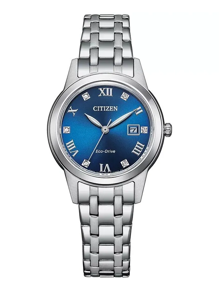 Eco-Drive Женские классические часы с браслетом из нержавеющей стали, 29 мм Citizen