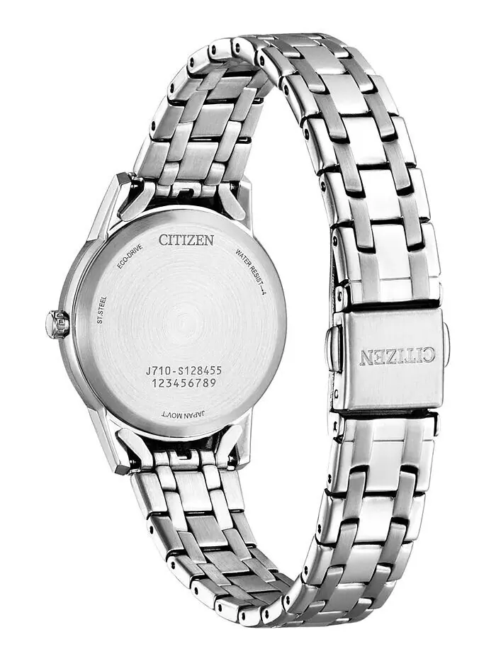 Eco-Drive Женские классические часы с браслетом из нержавеющей стали, 29 мм Citizen — изображение 3 из 3