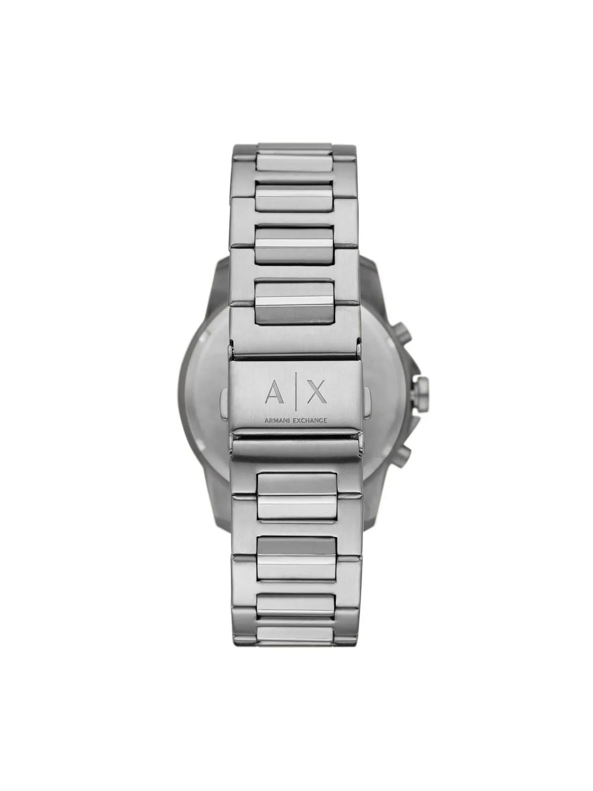 Мужские часы-браслет из нержавеющей стали с хронографом, 44 мм Armani Exchange — изображение 3 из 4, оттенок серебристый
