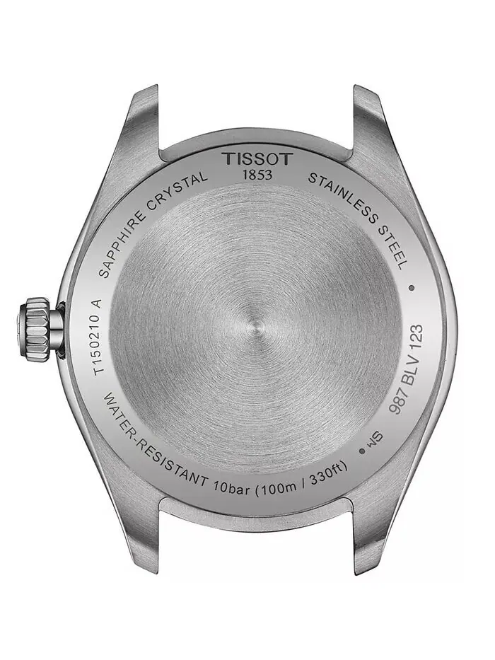 Часы унисекс Swiss PR 100 с браслетом из нержавеющей стали 34 мм Tissot — изображение 3 из 5