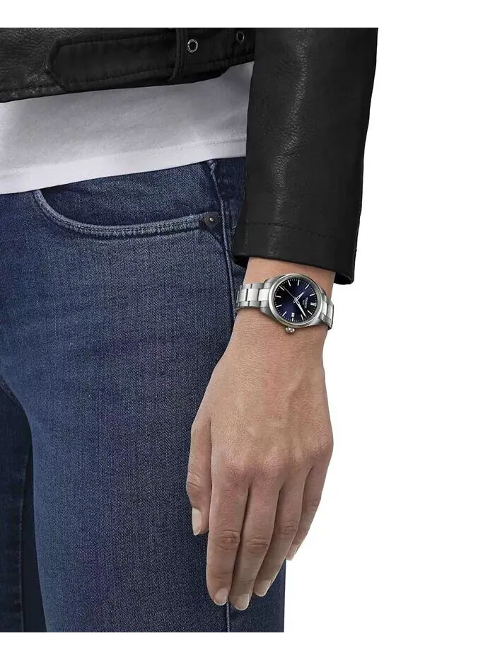 Часы унисекс Swiss PR 100 с браслетом из нержавеющей стали 34 мм Tissot — изображение 5 из 5