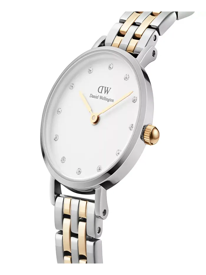 Унисекс-часы аналоговые серебристые из нержавеющей стали, 28 мм Daniel Wellington — изображение 3 из 3