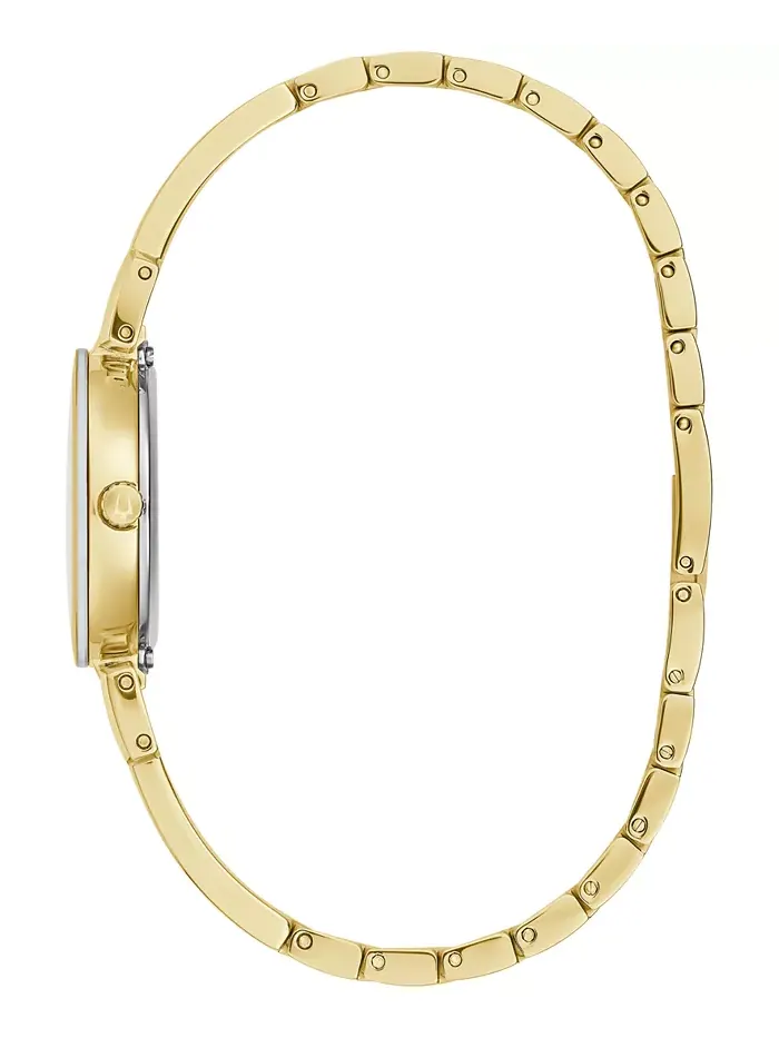 X Marc Anthony Женские часы-браслет Modern Diamond Accent Gold с золотистым корпусом из нержавеющей — изображение 2 из 3