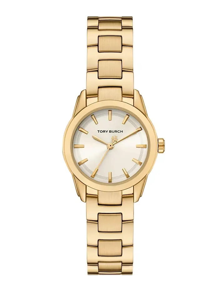 Женские часы The Miller с позолоченным браслетом из нержавеющей стали 28мм Tory Burch