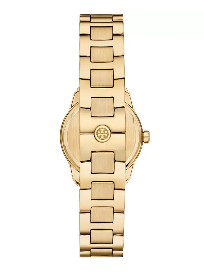 Женские часы The Miller с позолоченным браслетом из нержавеющей стали 28мм Tory Burch — изображение 3 из 4