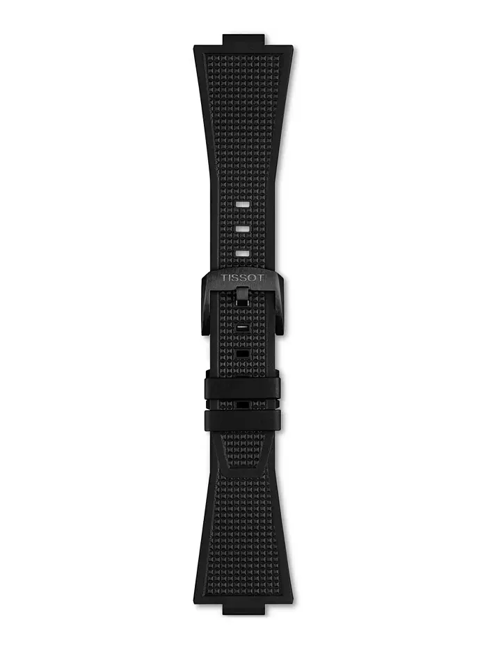 Мужские автоматические часы Tissot PRX Powermatic 80 с черным резиновым ремешком — изображение 7 из 7