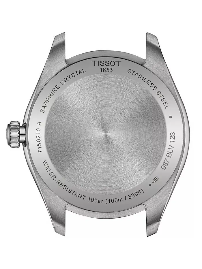 Унисекс часы Tissot PR 100 с сапфировым стеклом и стальным браслетом — изображение 3 из 5