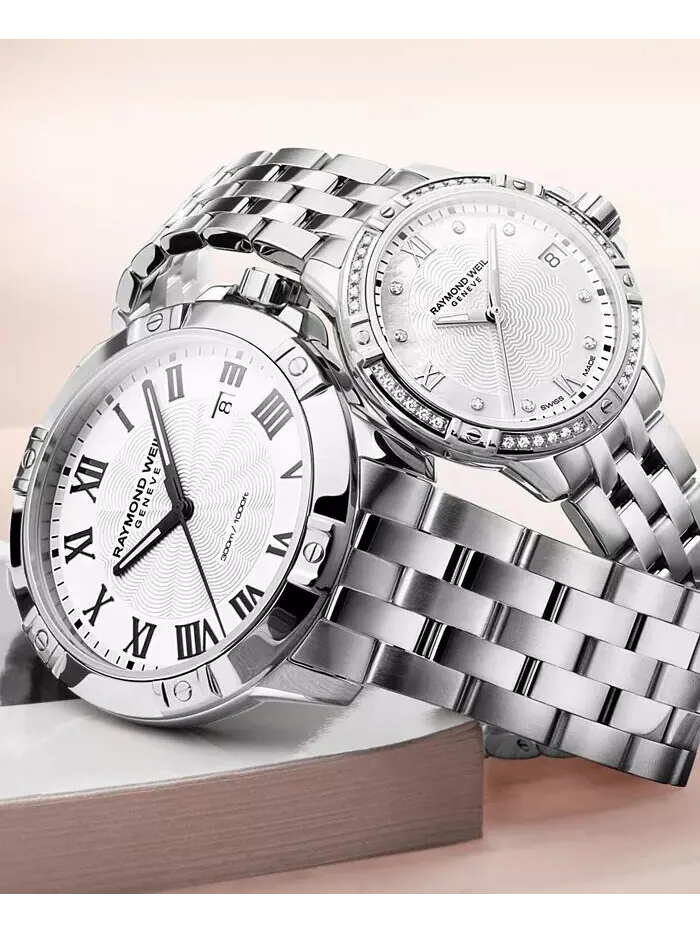 Мужские часы Swiss Tango с браслетом из нержавеющей стали, 41 мм 8160-ST-00300 Raymond Weil — изображение 4 из 5