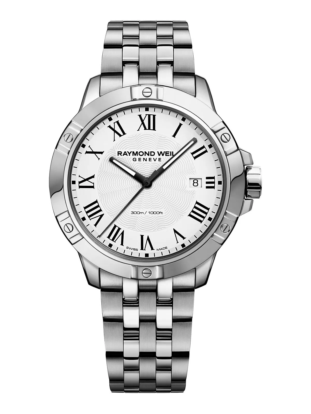 Мужские часы Swiss Tango с браслетом из нержавеющей стали, 41 мм 8160-ST-00300 Raymond Weil — изображение 1 из 5