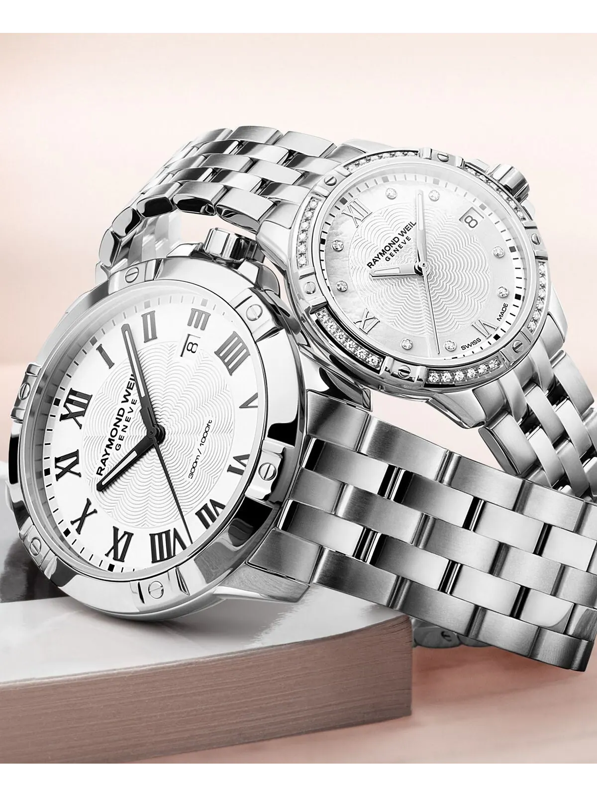 Мужские часы Swiss Tango с браслетом из нержавеющей стали, 41 мм 8160-ST-00300 Raymond Weil — изображение 4 из 5