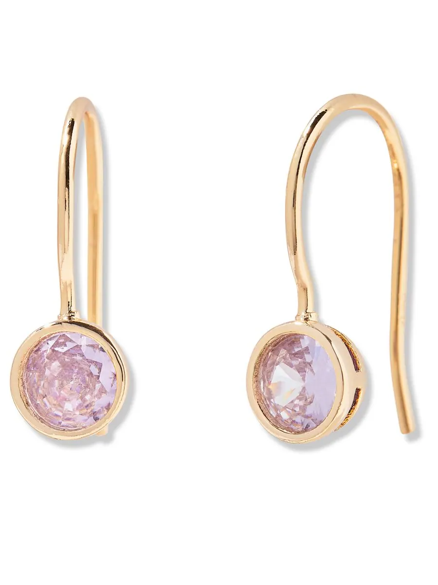 Серьги Мия с камнем-талисманом по знаку зодиака brook & york, JUN — изображение 1 из 3