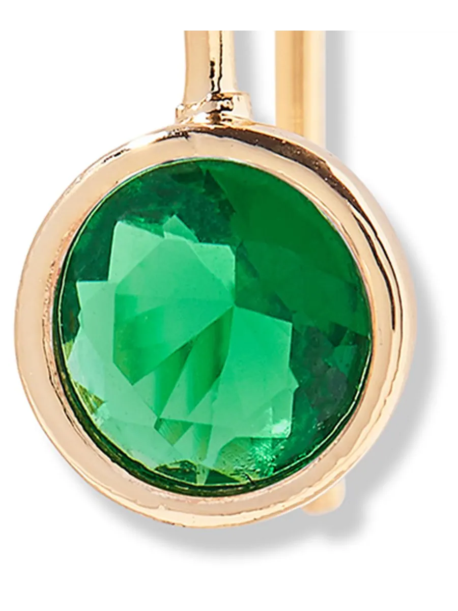 Серьги Мия с камнем-талисманом по знаку зодиака brook & york, MAY — изображение 2 из 3